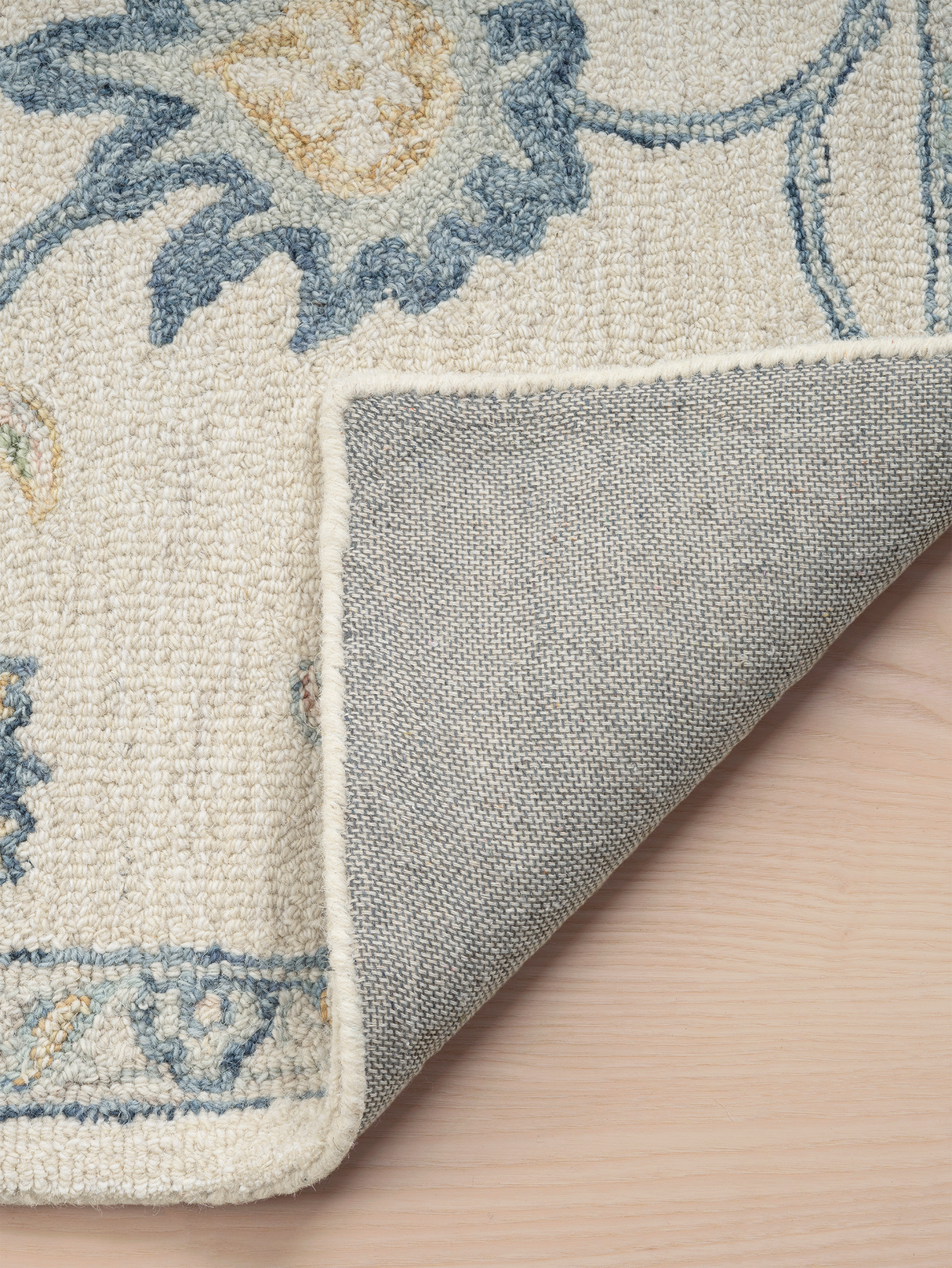 Modern Blue Living Room Rug