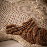 Hand-tufted wool rug