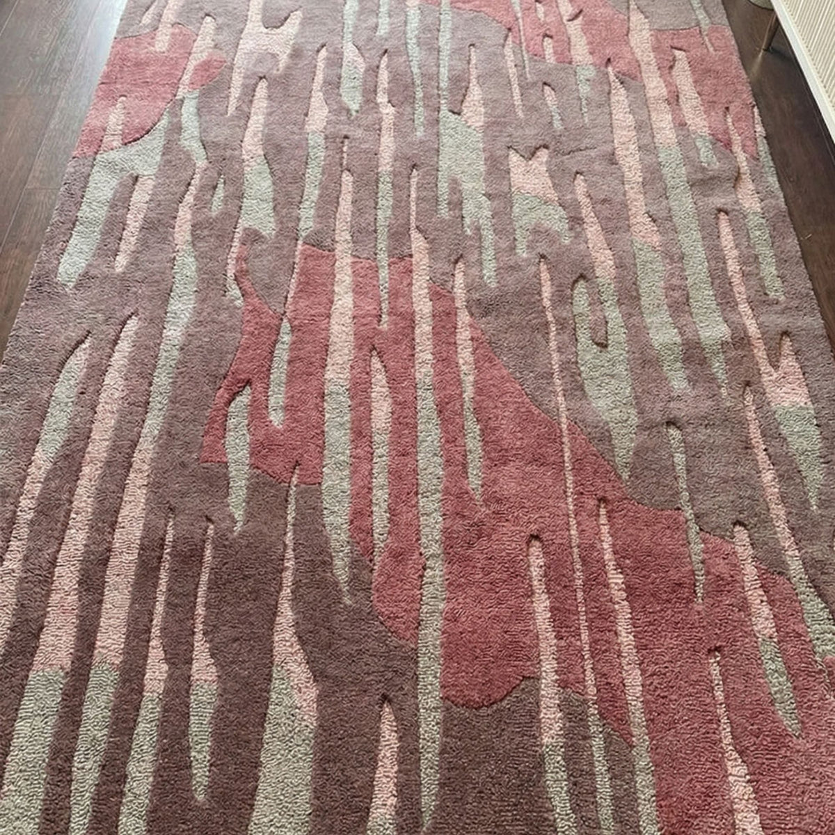 Modern wool carpet