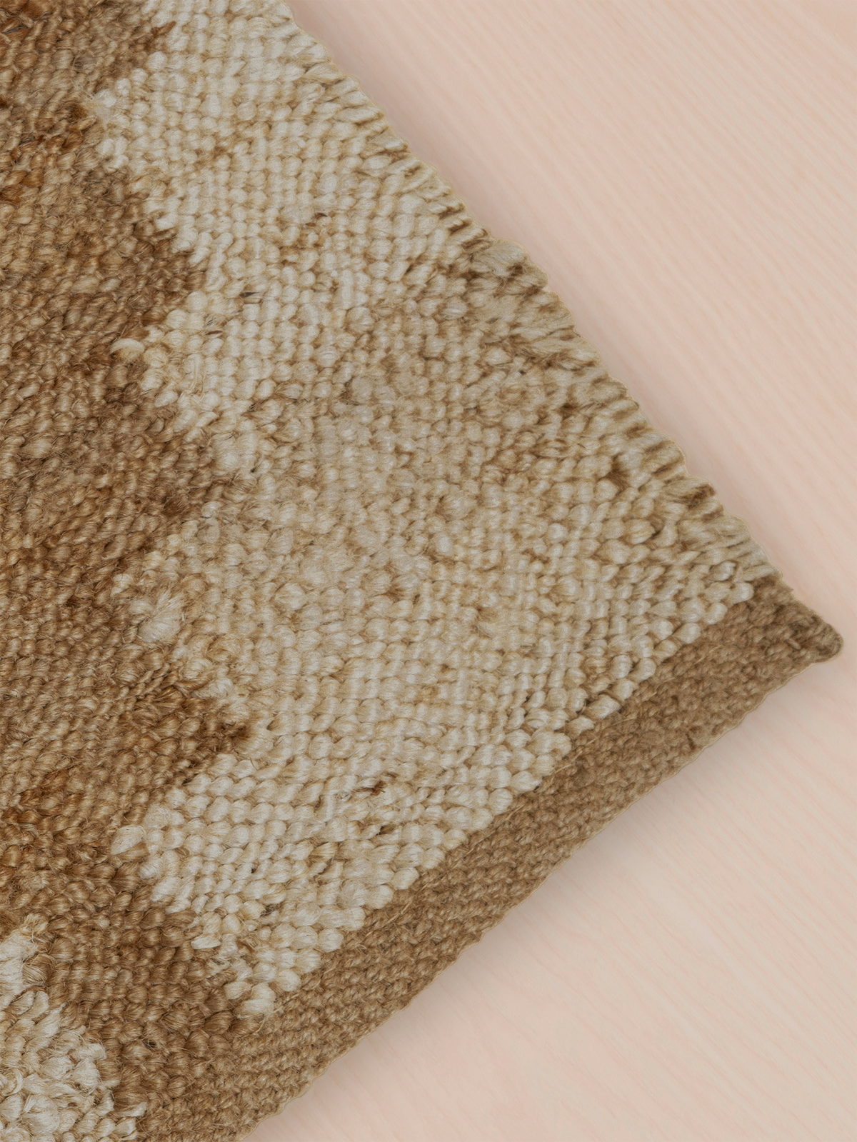Handwoven jute rug