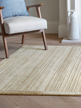 Timeless beige living room rug