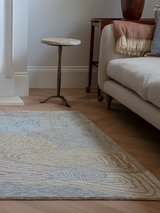 Elegant designer wool rug