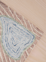 Elegant designer wool rug