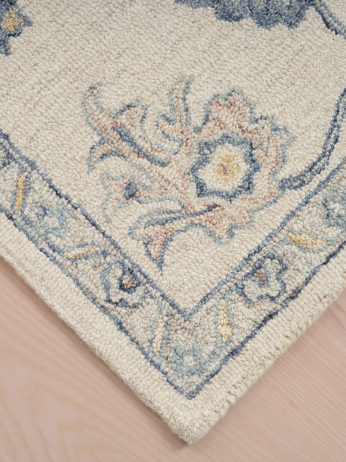 Modern Blue Living Room Rug