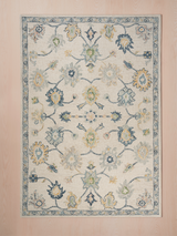 Modern Blue Living Room Rug