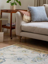 Modern Blue Living Room Rug