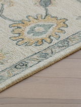 Modern Blue Living Room Rug