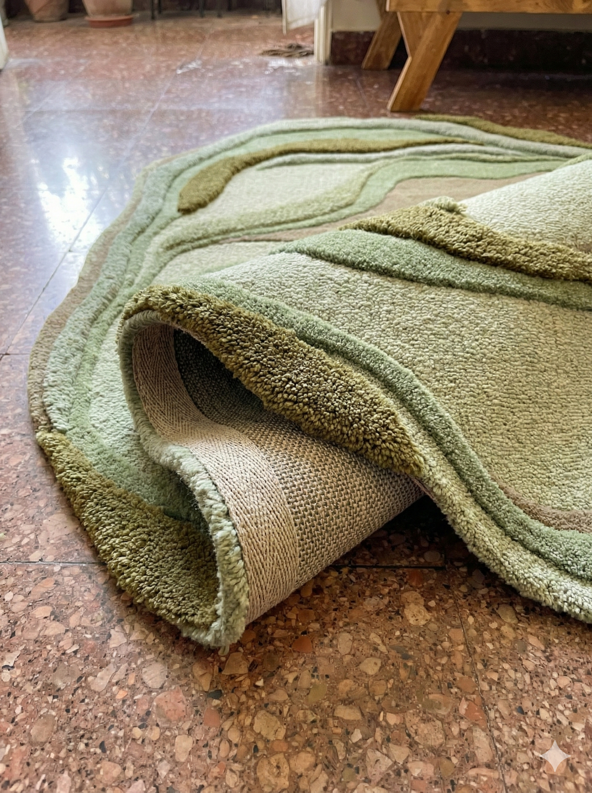 High-quality wool rug