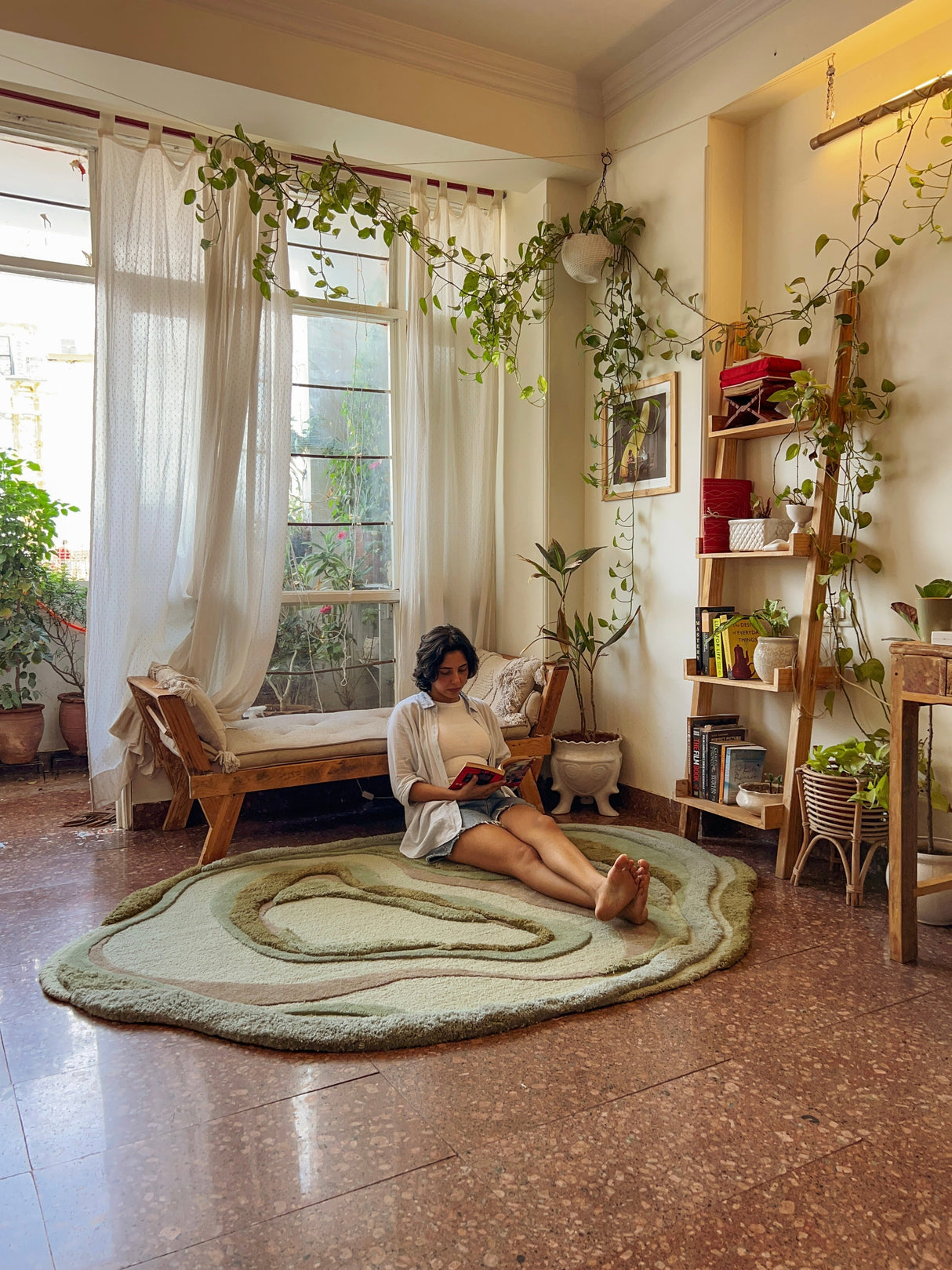 High-quality wool rug