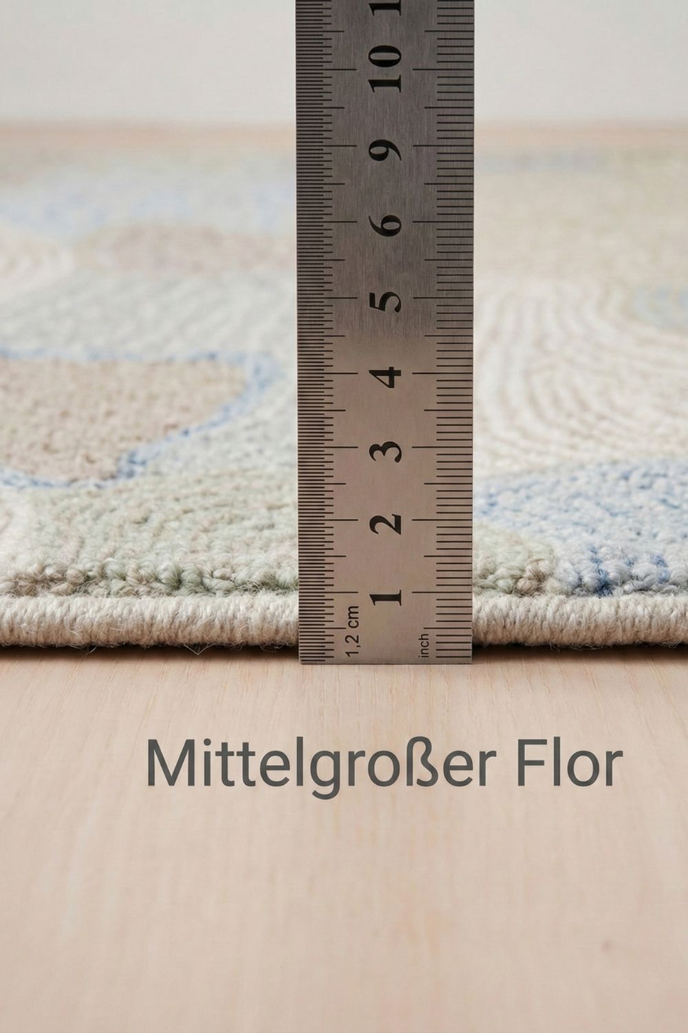 Elegant designer wool rug